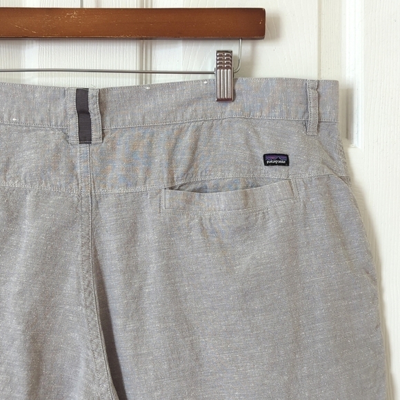 Patagonia Back Step Classic Lightweight Hemp & Organic Cotton Shorts Gray 38 - Picture 11 of 12